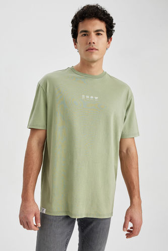 DeFacto x Wiser Wash Regular Fit Crew Neck Printed T-Shirt