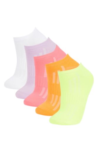 WOMAN MIXED Women's Defacto Fit 5 Pack Booties Socks