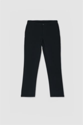 MAN Black Tailored Fit Trousers