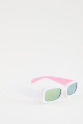 نساء أبيض نظارة شمسية نسائي