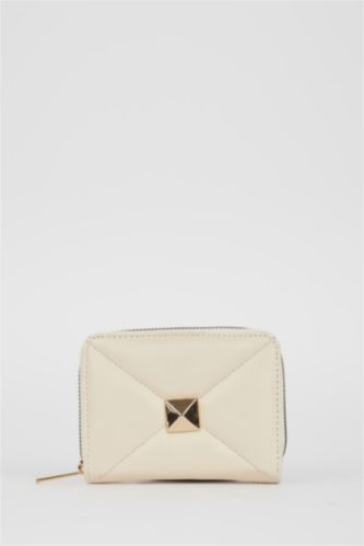 نساء بيج محفظة نسائي جلد صناعي