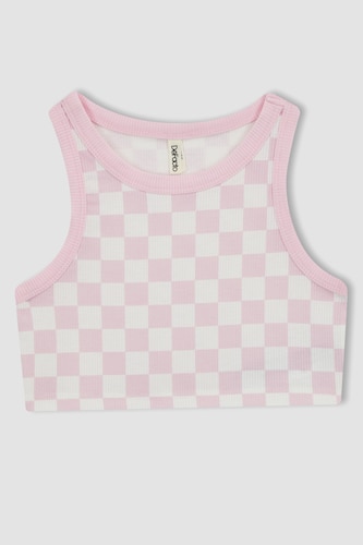 Girl Slim Fit Crop Top