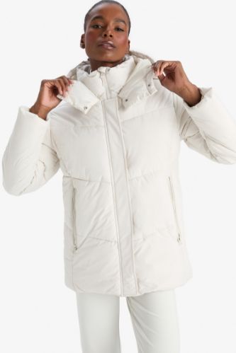 Jacket imperméable à capuche avec doublure polaire de DefactoFit