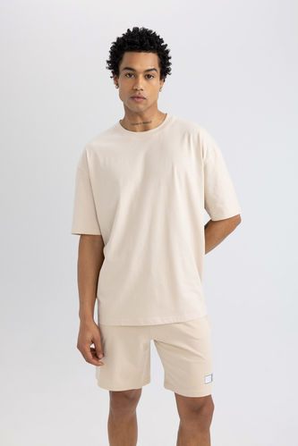 Oversize Fit Crew Neck Printed T-Shirt