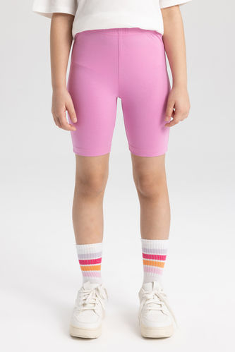 Pink GIRLS & TEENS Girl Biker Short Leggings 2777851 | DeFacto