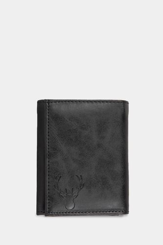 Men Faux Leather Wallet