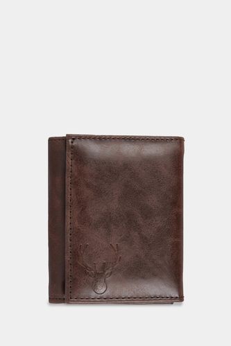 Men Faux Leather Wallet
