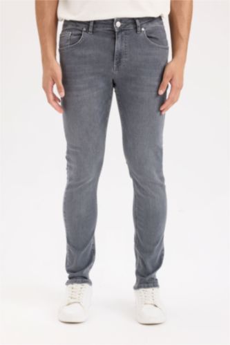 Jean Skinny Taille Normale Et Jambe Étroite