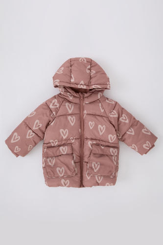 Куртка стандартного крою серце для малюків дівчаток