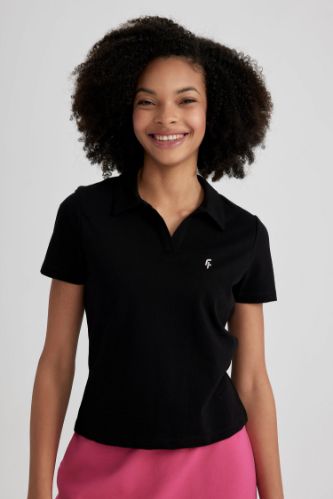 Black polo shirt outlet for girls