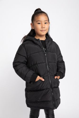 Girls long 2024 puffer jacket