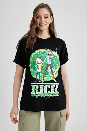 Coool Rick and Morty Oversize Fit Short Sleeve T-Shirt