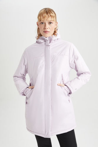 DeFactoFit Slim Fit Fleece Lined Waterproof Puffer Jacket