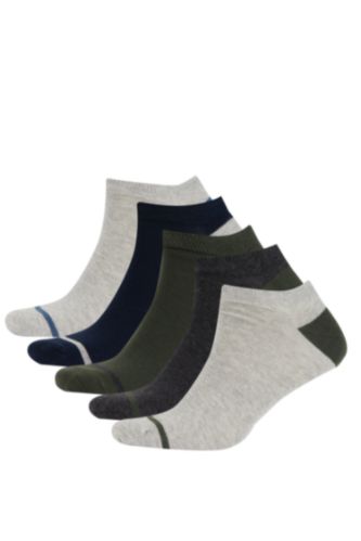 MAN MIXED 5 Piece Cotton Short Socks