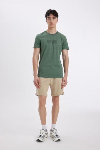 Slim Fit Dar Kesim Dar Paça Şort