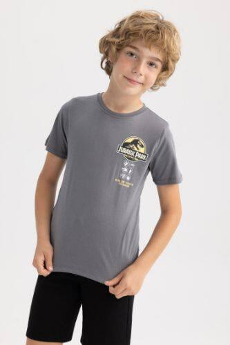 Gris GAR ONS T Shirt Manches Courtes Jurassic World Fournisseur