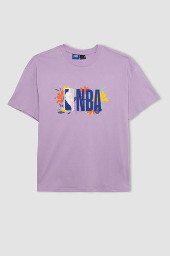 Спортивная футболка оверсайз NBA с круглым вырезом, DeFactoFit