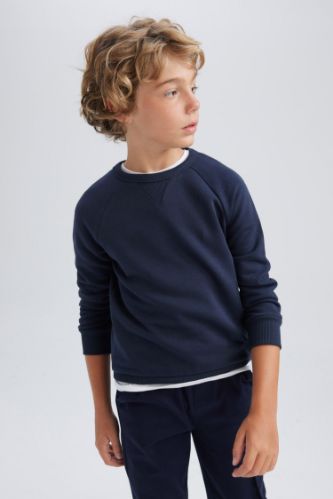 Boys hot sale navy sweatshirt