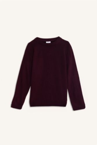 Boy Regular Fit Crew Neck Knit Pullover