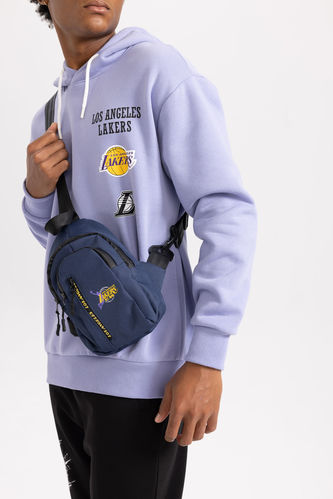 Ерлерге NBA Los Angeles Lakers Лицензиялық иық сөмкесі