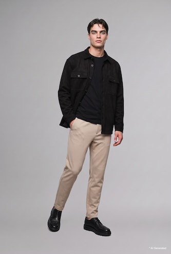 Suede Overshirt