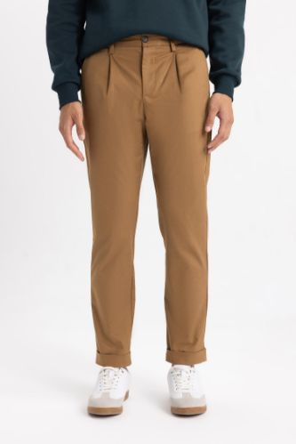 Gabardin Pantolon Tailored Regular Fit Cepli Duble Paça