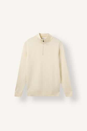 MAN Ecru Standard Fit Knitwear Pullover