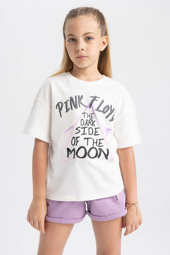 Girl Pink Floyd Licensed Relax Fit Short Sleeve T-Shirt