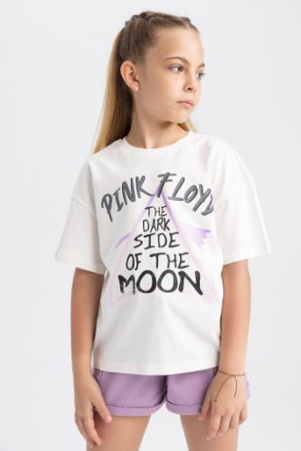 Pink floyd t shirt girl best sale