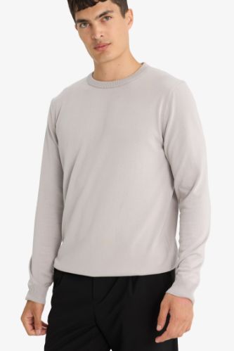 Regular Fit Bisiklet Yaka Triko Kazak