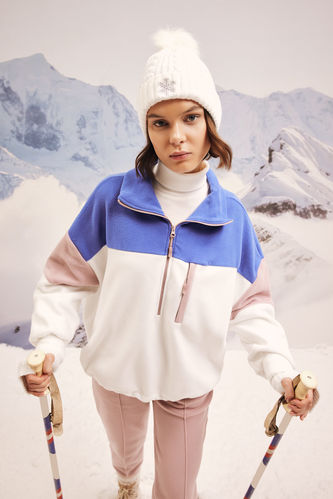 DeFactoFit Standart Fit Polar Sweatshirt