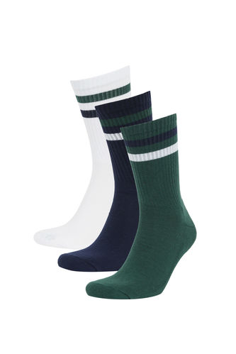 Erkek 3'lü Pamuklu Havlu Çorap