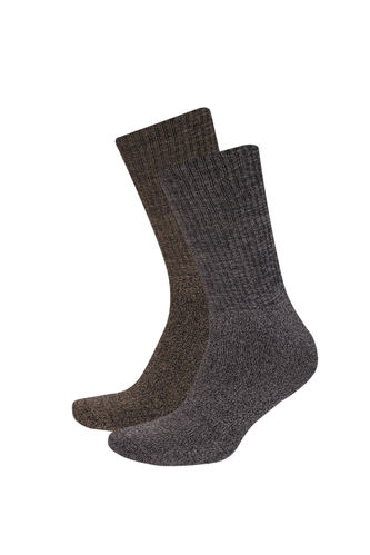 Erkek 2'li Pamuklu Havlu Çorap