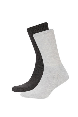 Erkek 2'li Pamuklu Havlu Çorap