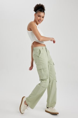 Beige Side pocket organic-cotton straight leg trousers | Raey | MATCHES UK