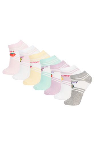 Mixed Color GIRLS & TEENS Girl 7 piece Short Socks 2905058 | DeFacto