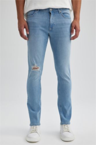 HOMME BLEU Clair Carlo Skinny Fit Trousers