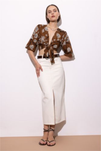 Woman White Long Fit
