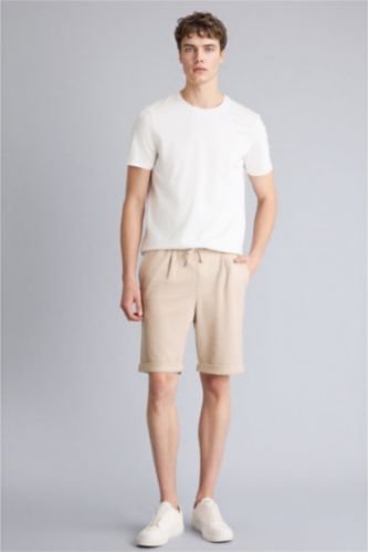 HOMME Beige Pantacourt