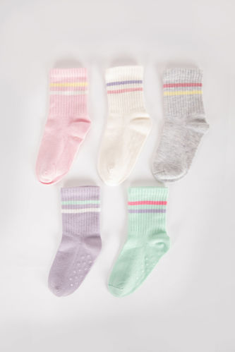 BabyGirl 5 Piece Long Socks
