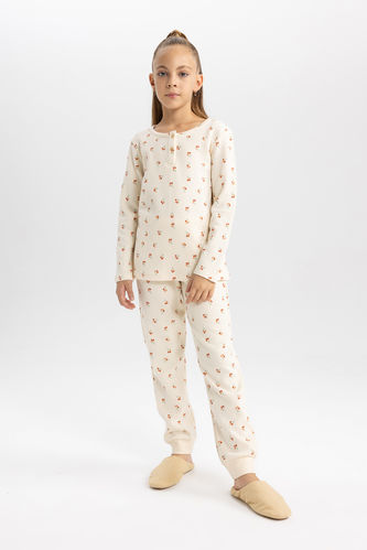 Pyjama à Manches Longues Pour Fille