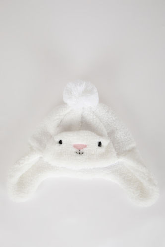 Baby Girl Combed Cotton Beret