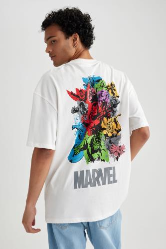 Comfort Fit Marvel Licensed Crew Neck Printed T-Shirt