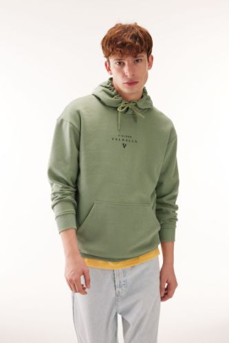 Army green clearance vikings sweatshirt