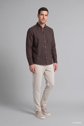 Regular Fit Oxford Long Sleeve Shirt