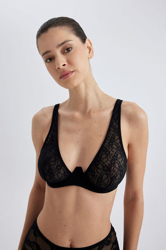 Fall In Love Lace Uncovered Bra