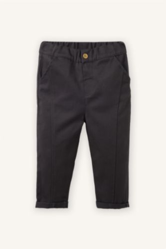 Erkek Bebek Beli Lastikli Düz Paça Gabardin Pantolon