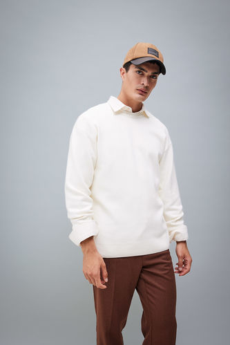 Relax Fit Crew Neck Pullover