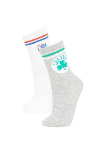 Boy NBA 2 Piece Cotton Long Socks