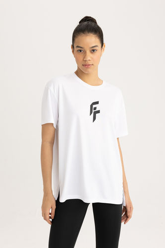 DeFactoFit Standard Fit Heavy Fabric T-Shirt